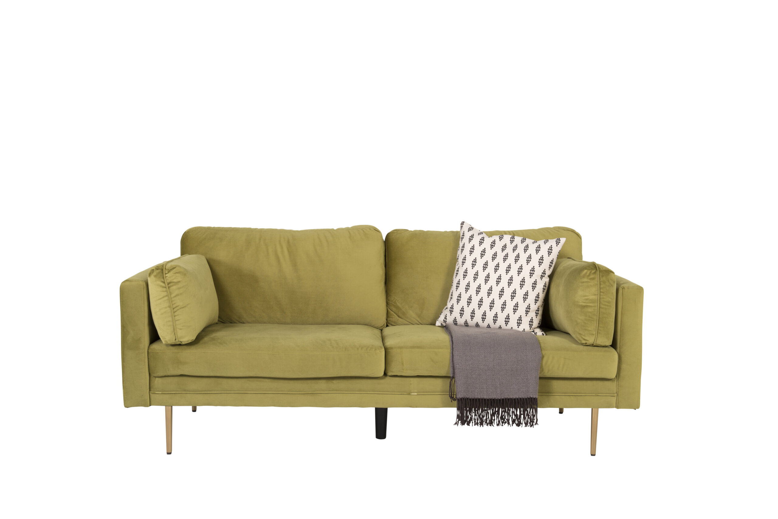 Boom - 3-Seat Sofa Velvet - Spring Green - Image 3