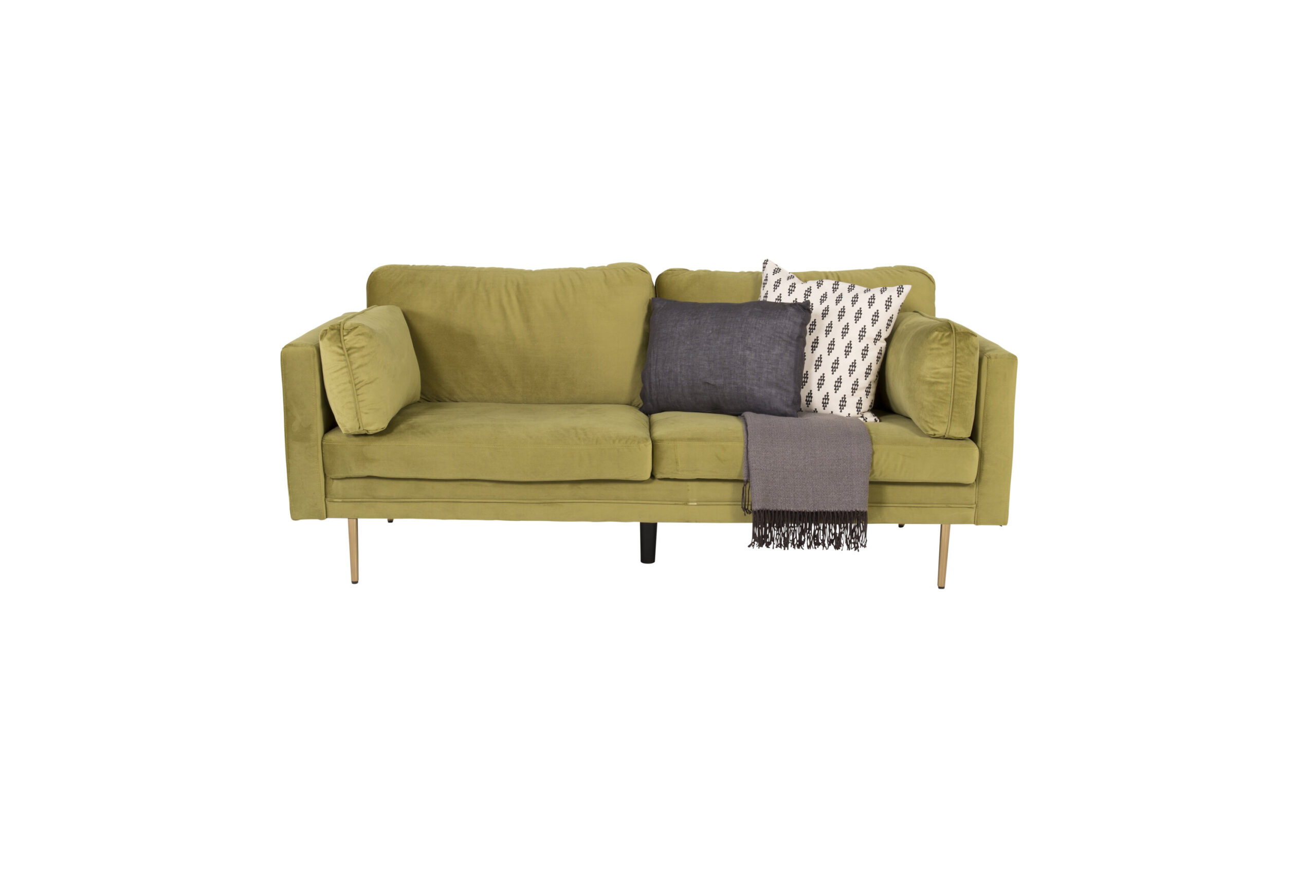 Boom - 3-Seat Sofa Velvet - Spring Green