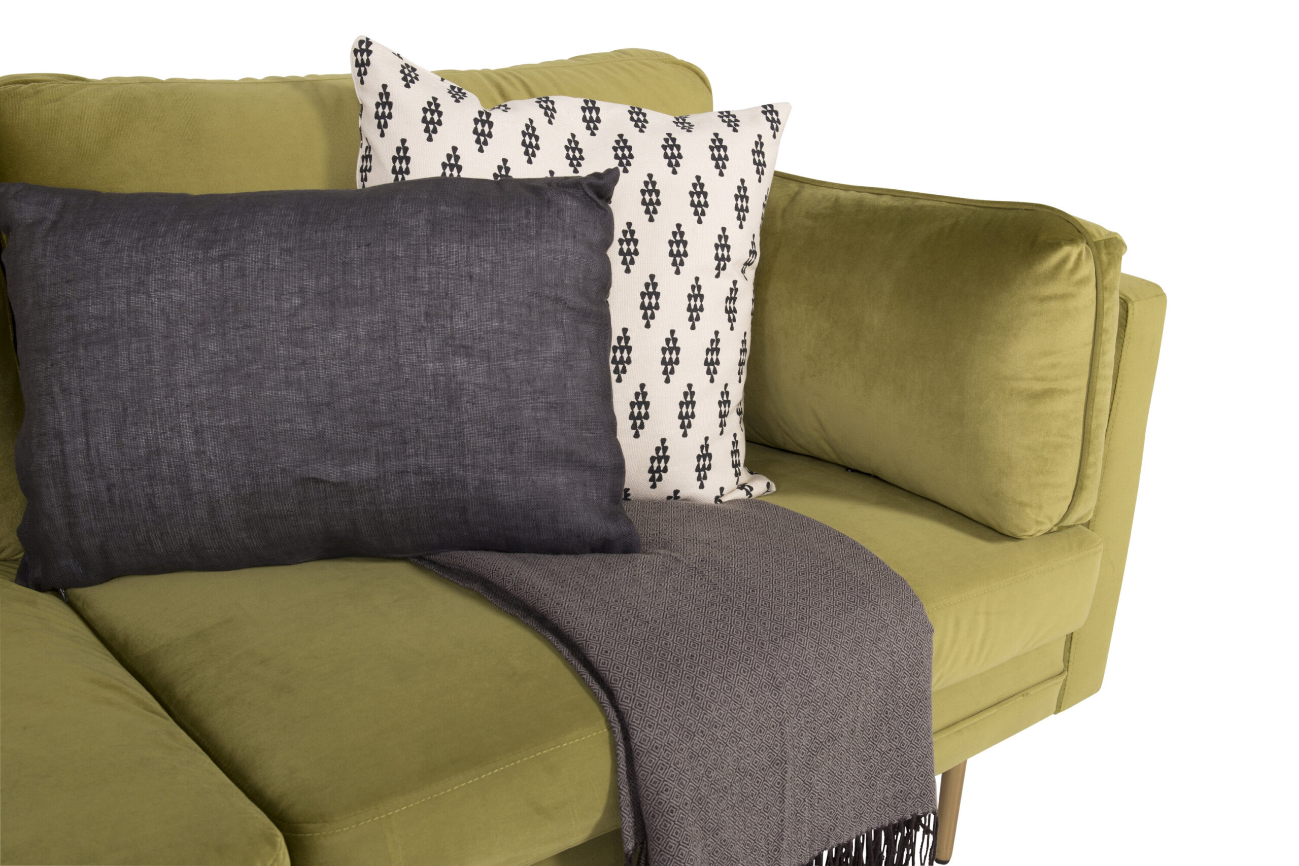 Boom - 3-Seat Sofa Velvet - Spring Green - Image 8