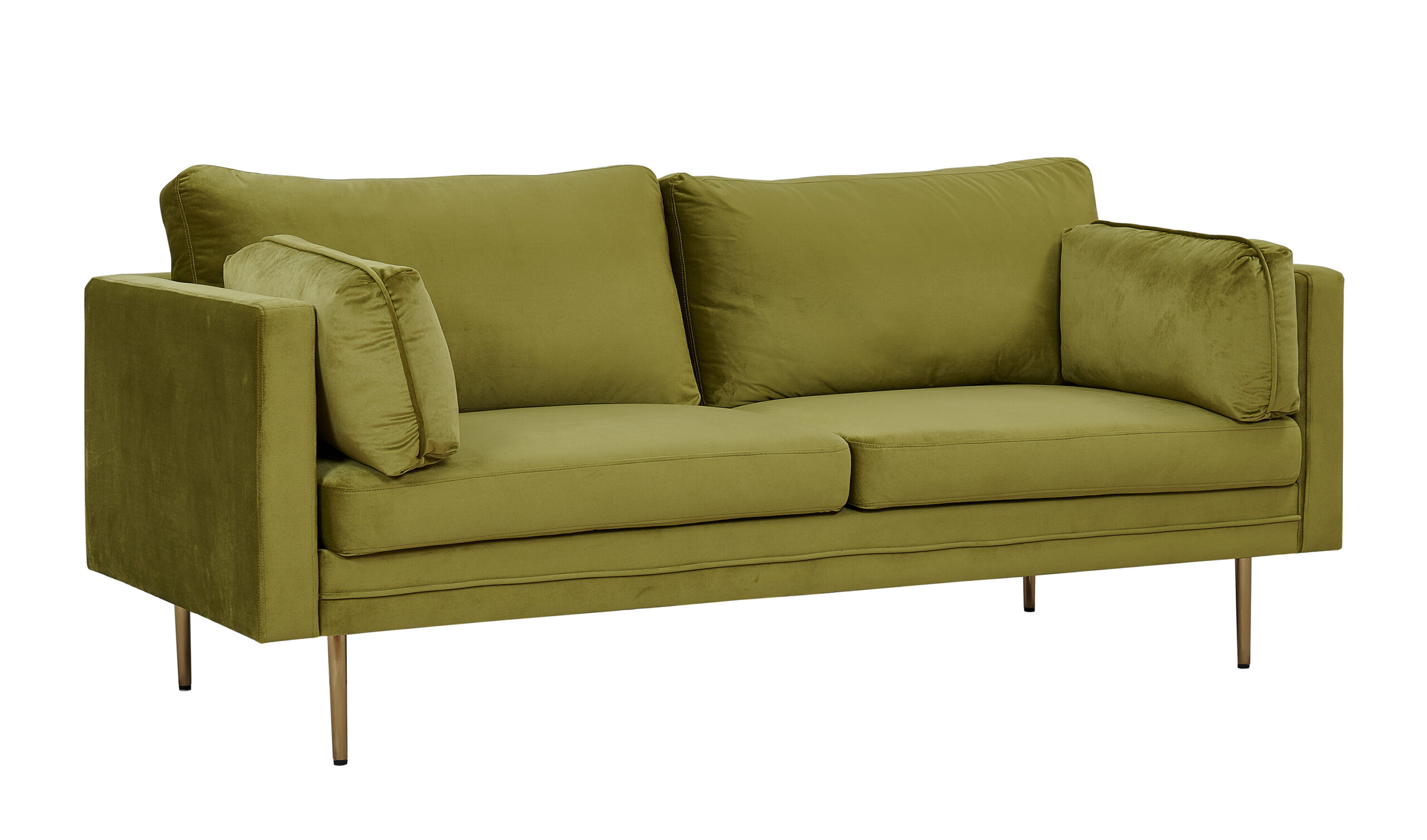 Boom - 3-Seat Sofa Velvet - Spring Green - Image 5