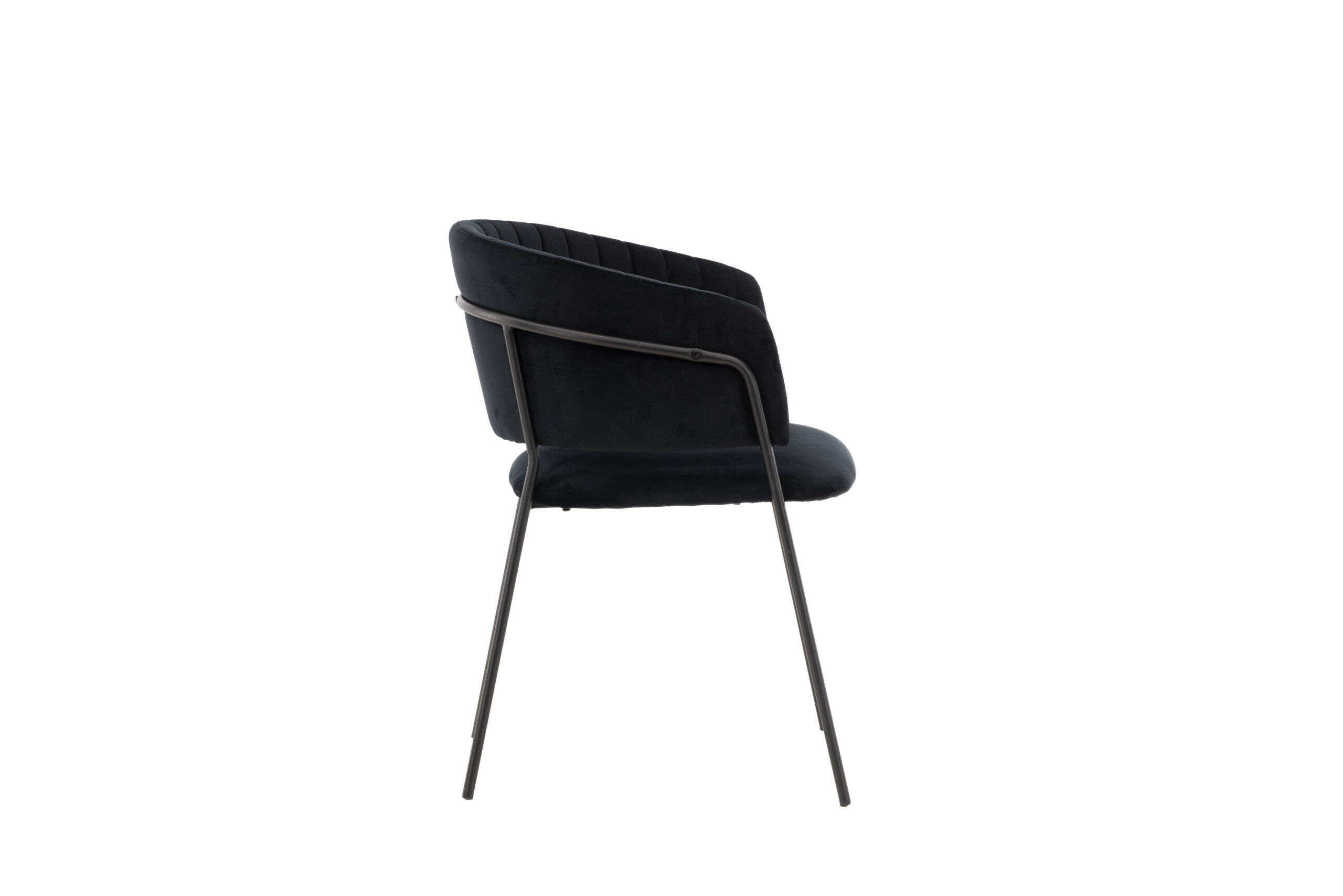 Selma Dining Chair 2-Pack - Black / Black Velvet - Image 11