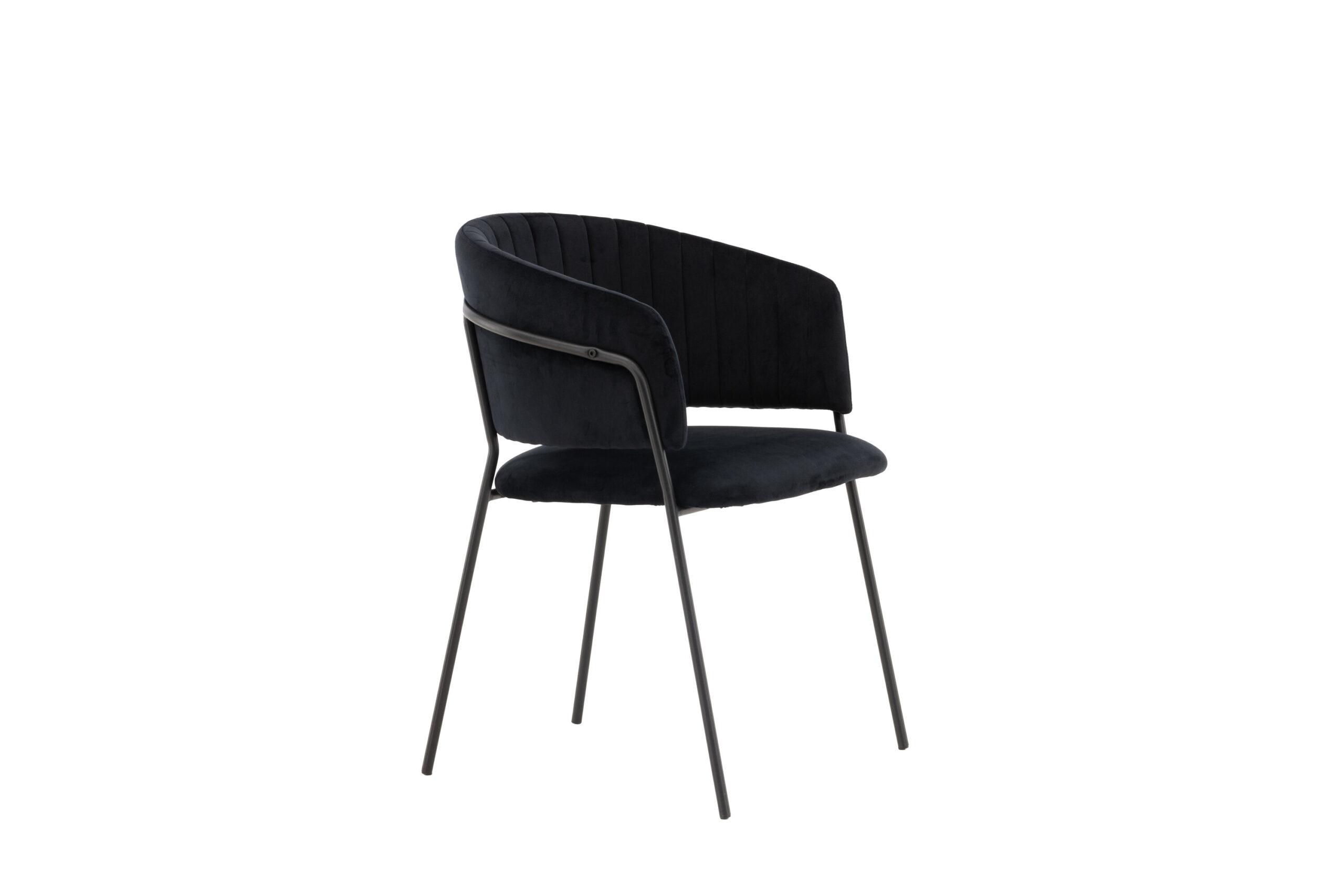 Selma Dining Chair 2-Pack - Black / Black Velvet - Image 12