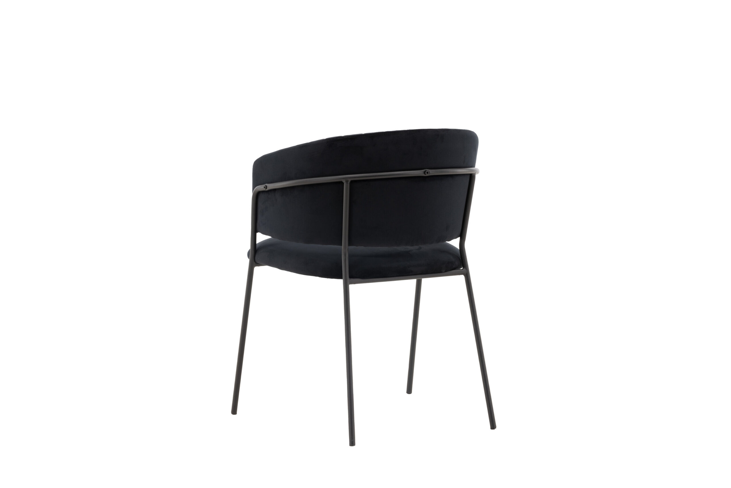 Selma Dining Chair 2-Pack - Black / Black Velvet - Image 7