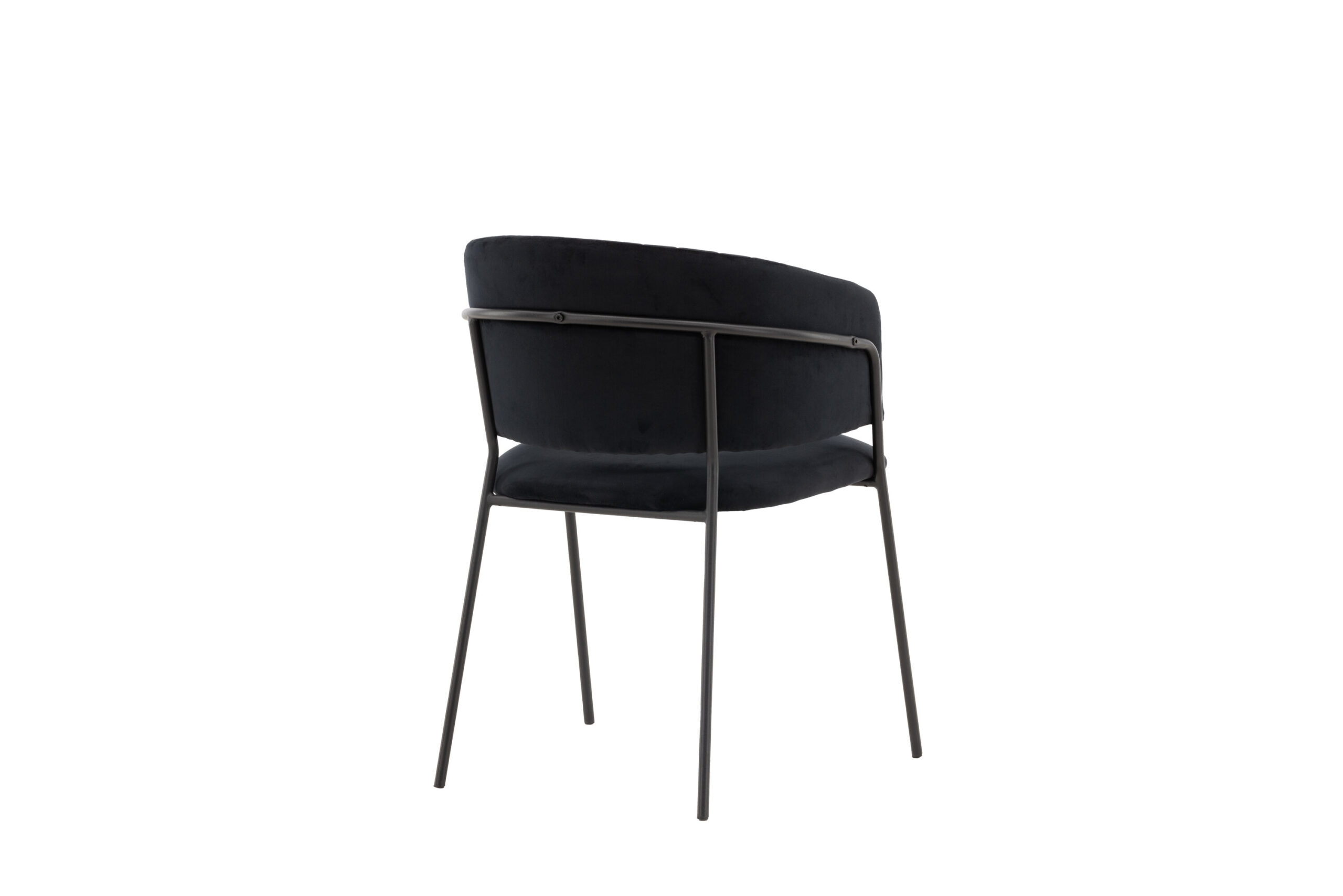 Selma Dining Chair 2-Pack - Black / Black Velvet - Image 9