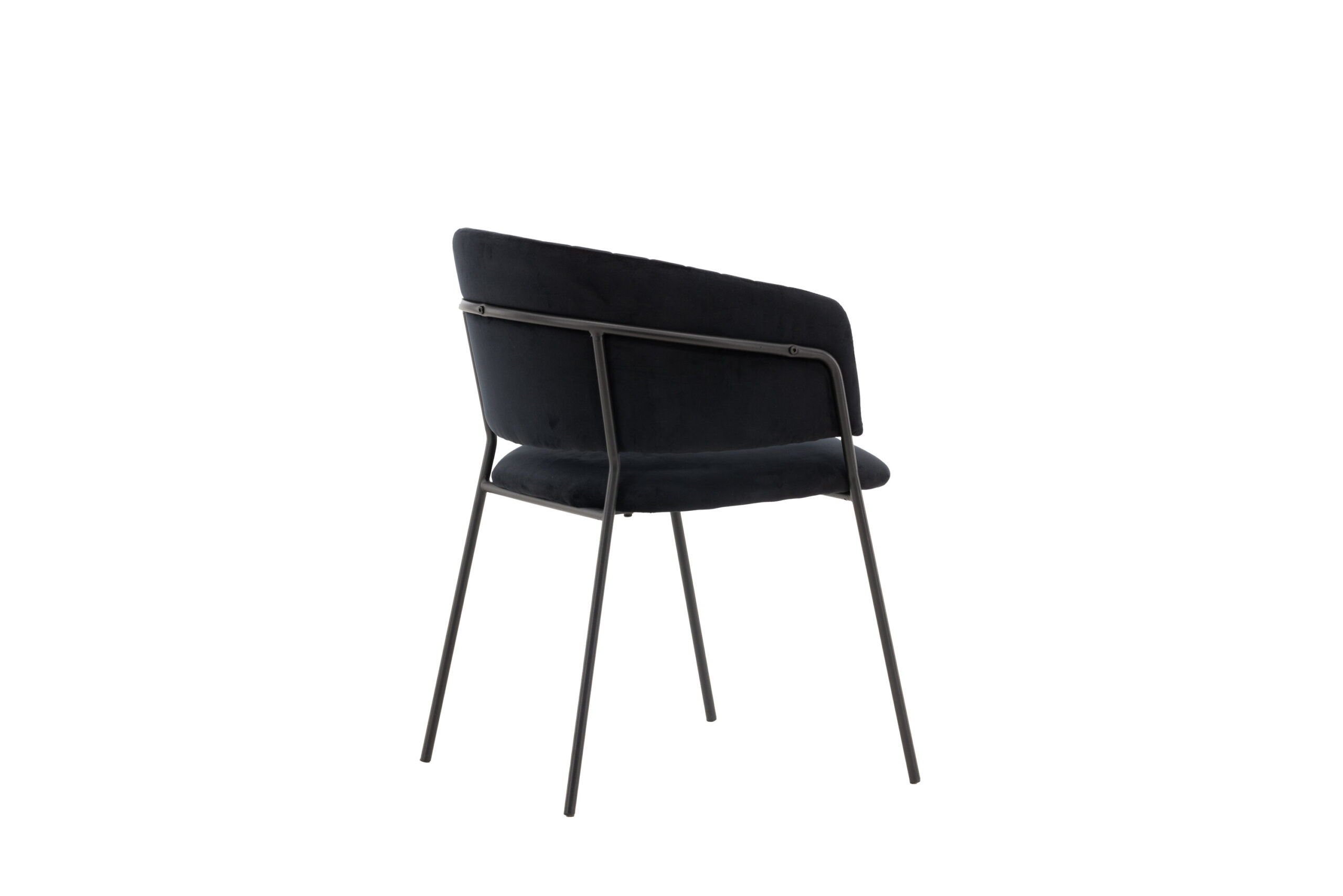 Selma Dining Chair 2-Pack - Black / Black Velvet - Image 10