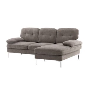 Remis Sofa - Light Grey Fabric