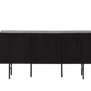 Bjorn Low Cabinet Storage - Black / Oak/Faneer