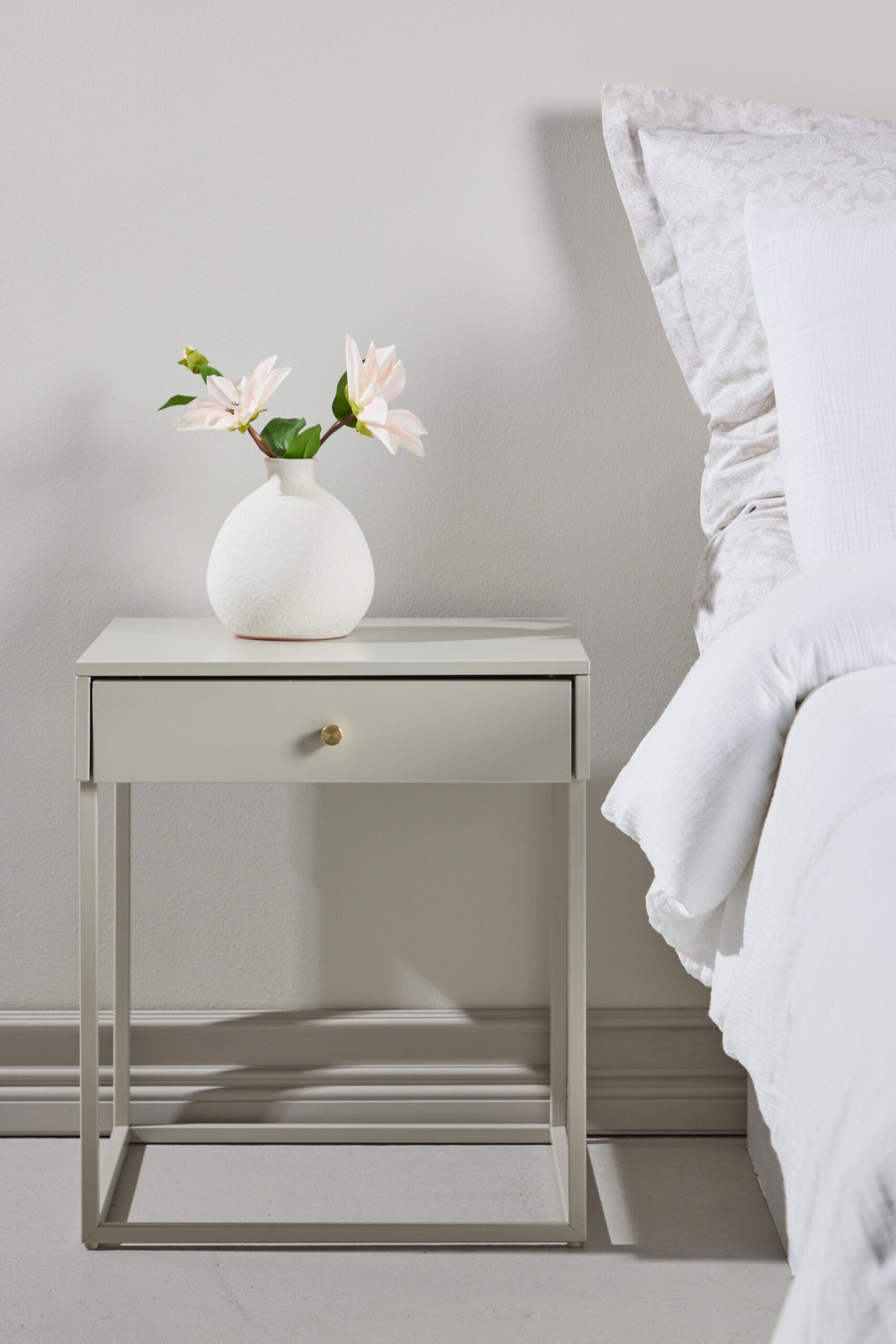 Bakal - Bedside Table - Beige - Image 5