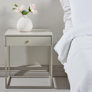 Bakal - Bedside Table - Beige