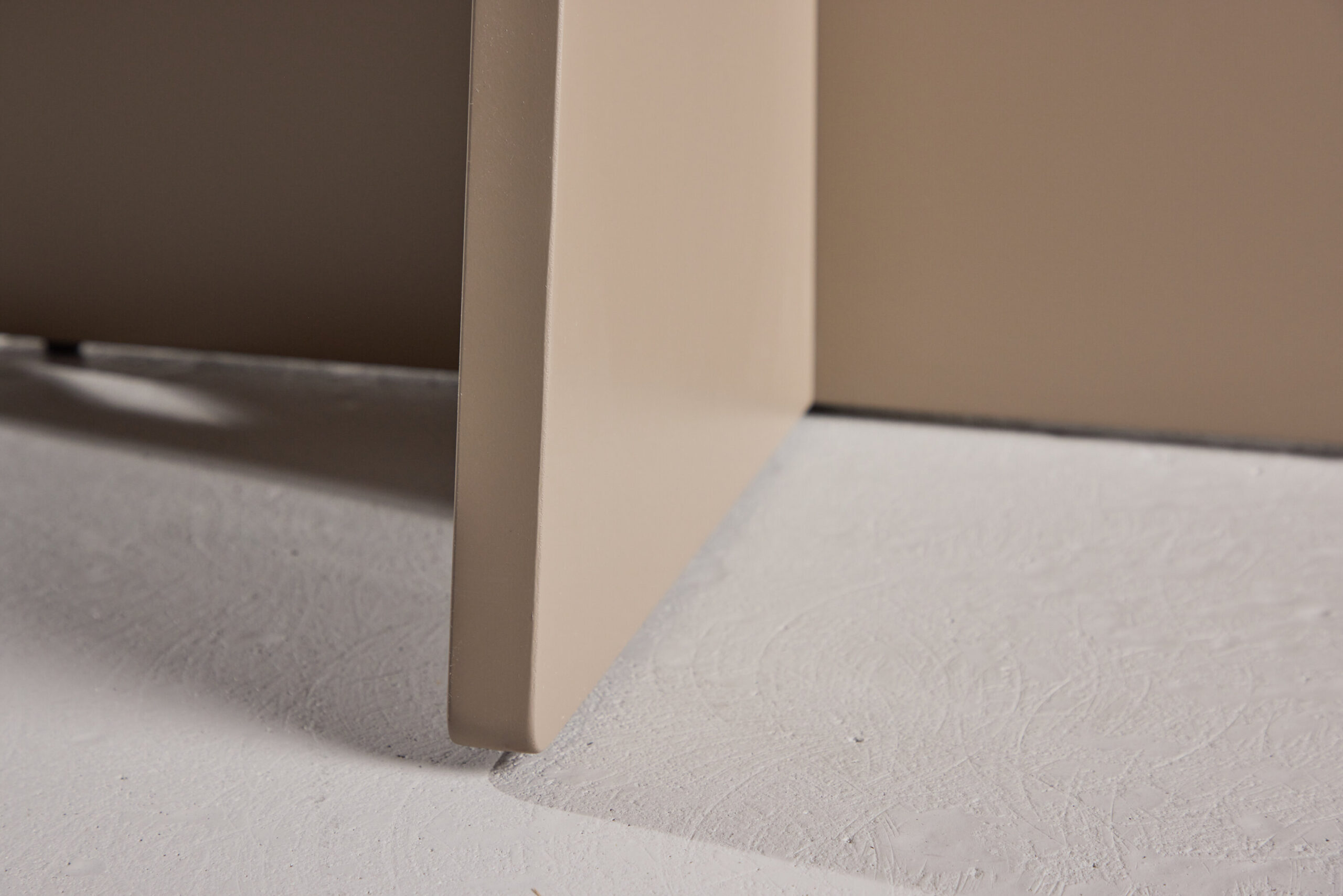 Bootcut Round Dining Table Dia 110x75 Cm - Mdf Beige / Sintered Stone Marblelook - Image 4