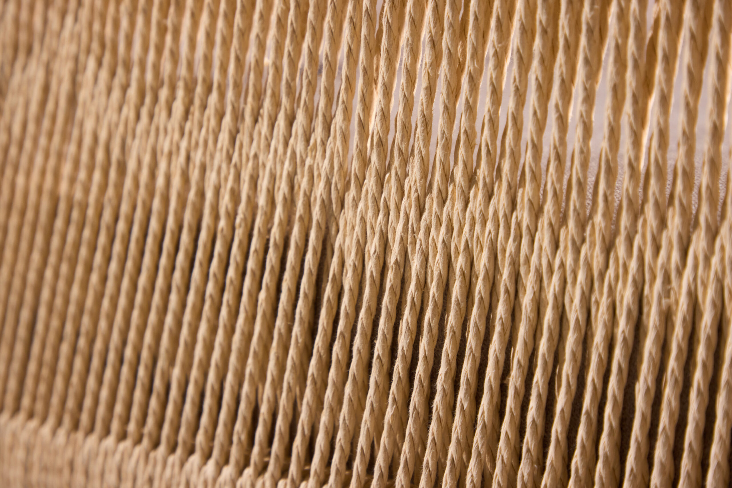 Louie Lounge Chair - Beige Steel Frame / Rope Beige Linen Fabric - Image 14