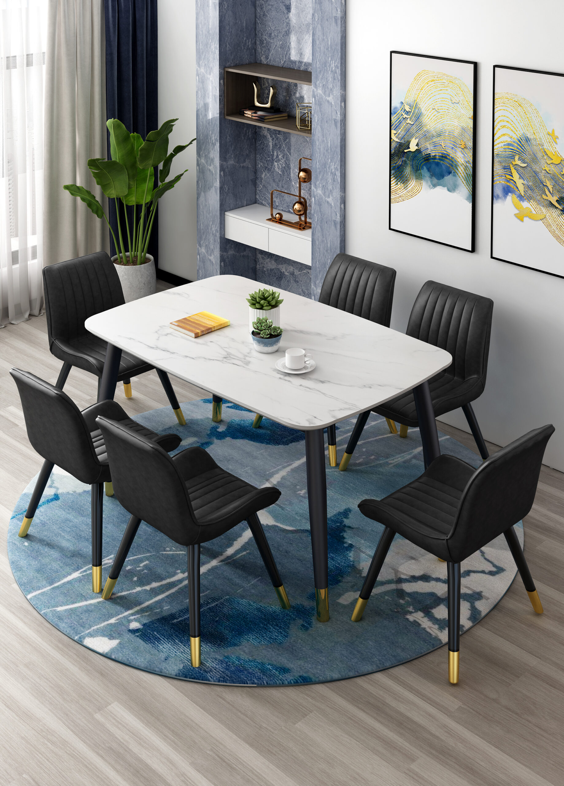 X2 Mmilo Brook Dining Chair - Black, X4 - Image 7