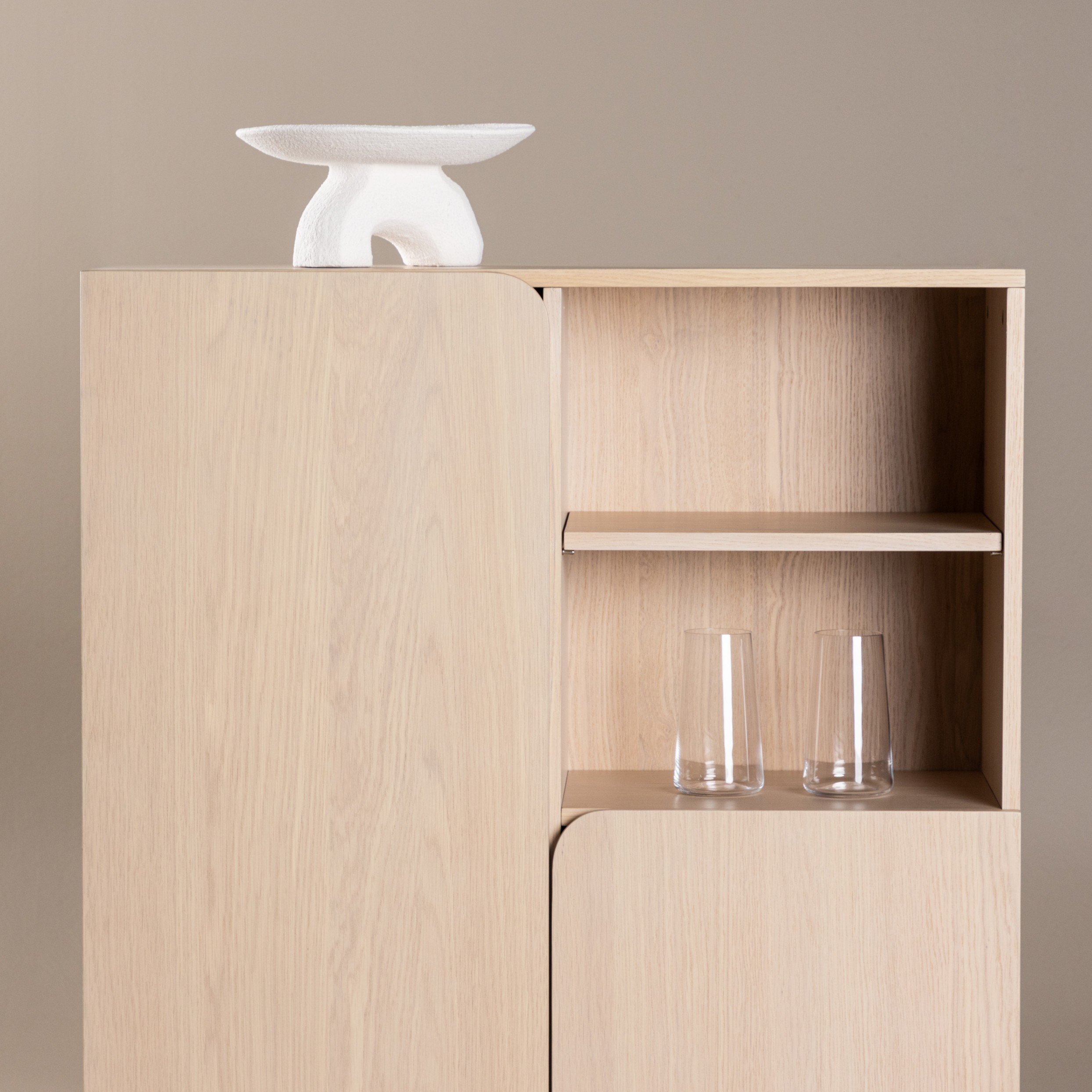 Ankara Wooden Cabinet - Wood, Small - Image 11